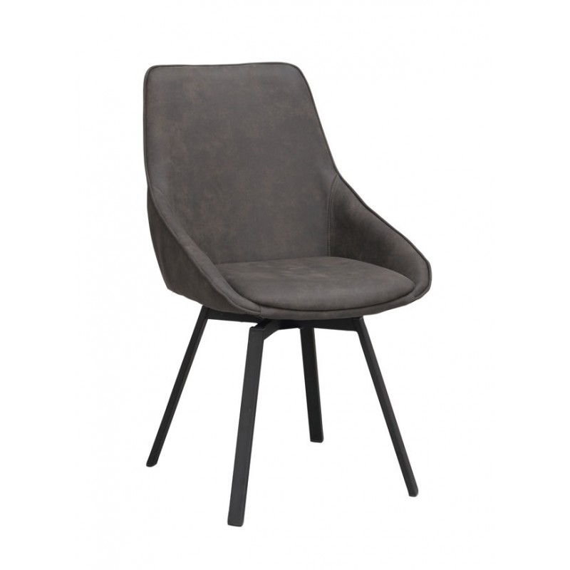 RO Alison Chair Dark Grey/Black